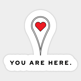 Destination: Heart Sticker
